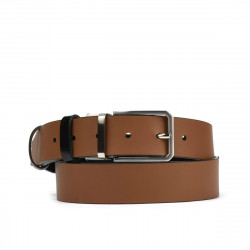 Curea barbati 35b bicolor negru+maro