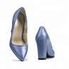 Pantofi eleganti dama 1261 bleu sidef