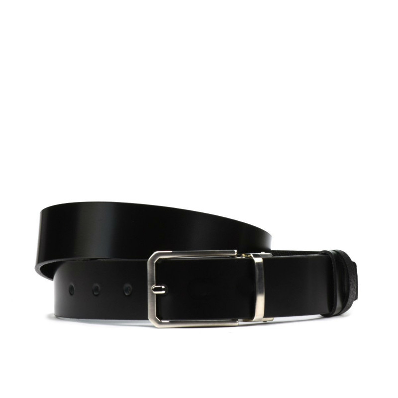 Curea barbati 35b negru+biz negru