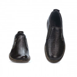Pantofi casual barbati 7200p cafe perforat