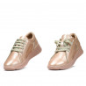 Pantofi sport/casual dama 6010 pudra sidef combinat