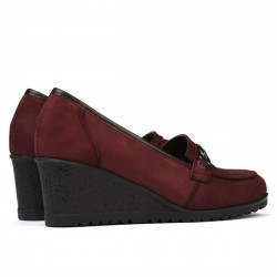 Pantofi casual dama 6011 bufo bordo