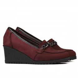 Pantofi casual dama 6011 bufo bordo