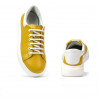 Pantofi sport dama 6008 galben combinat