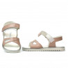 Sandale copii 527 pudra sidef
