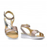 Sandale dama 5060 roz prafuit combinat