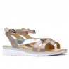 Sandale dama 5060 roz prafuit combinat