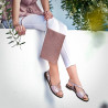 Női szandál 5059 poros rózsaszín lifestyle