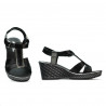 Sandale dama 5065 negru combinat