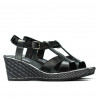 Sandale dama 5065 negru combinat
