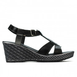 Sandale dama 5065 negru combinat