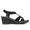 Sandale dama 5065 negru combinat