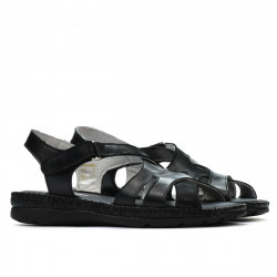 Sandale dama 5062 negru combinat