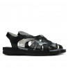 Sandale dama 5062 negru combinat