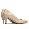 Pantofi eleganti dama 1242 lac bej sidef