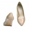 Pantofi eleganti dama 1242 lac bej sidef