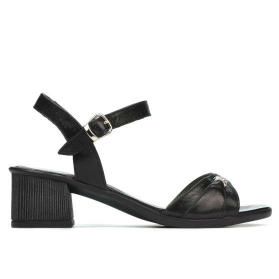 Sandale dama 5066 negru sidef Sandale dama 5066 negru sidef