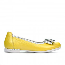 Pantofi copii 174 galben sidef combinat