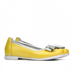 Pantofi copii 174 galben sidef combinat