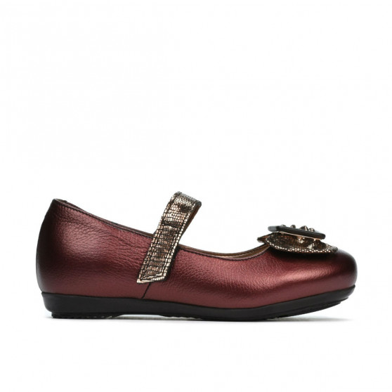 Pantofi copii mici 67c bordo sidef combinat Pantofi copii mici 67c bordo sidef combinat