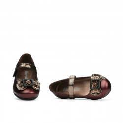 Pantofi copii mici 67c bordo sidef combinat
