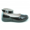 Pantofi copii mici 17c lac cafe