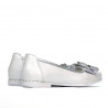 Pantofi copii 174 alb sidef combinat