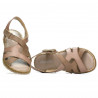 Sandale dama 5062 capucino combinat
