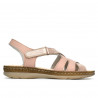 Sandale dama 5062 pudra combinat