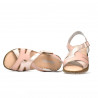 Sandale dama 5062 pudra combinat