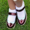 Pantofi copii 153 lac borbo combinat 01