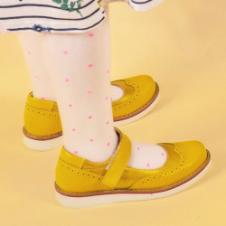 Pantofi copii 153 galben combinat