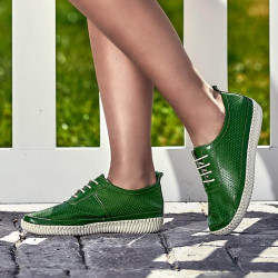 Mocasini dama 688 verde crud