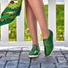 Mocasini dama 688 verde crud