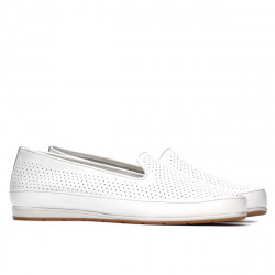 Mocasini dama 6013 alb