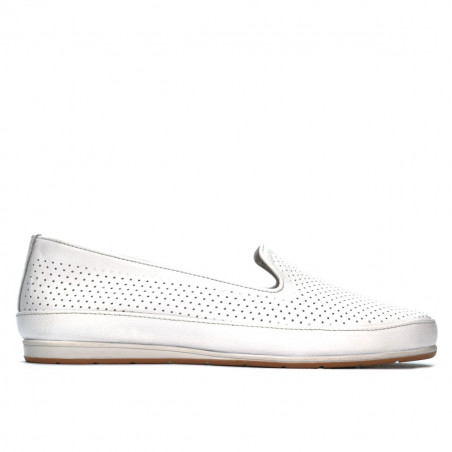 Mocasini dama 6013 alb