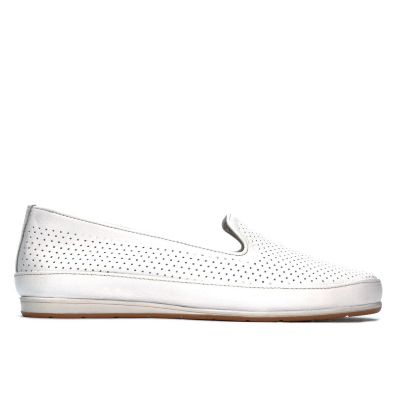 Mocasini dama 6013 alb