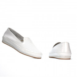 Mocasini dama 6013 alb
