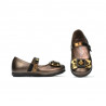 Fiúi cipők 67c barna gyöngyház kombinált
