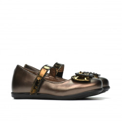 Fiúi cipők 67c barna gyöngyház kombinált