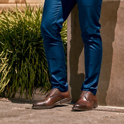 Elegáns férfi cipő 896 kávé