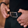 Curea barbati 35b bicolor negru+maro lifestyle