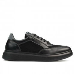 Pantofi casual/sport  barbati 906 negru combinat