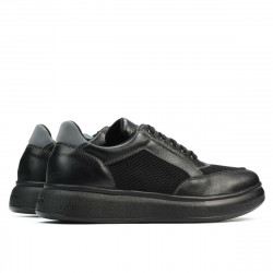 Pantofi casual/sport  barbati 906 negru combinat
