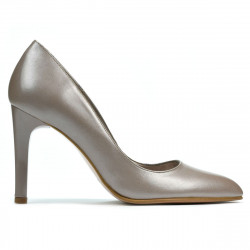 Női elegáns cipők 1276 cappuccino gyöngyházfényű