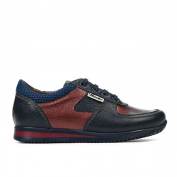 Pantofi copii 2002 indigo+bordo
