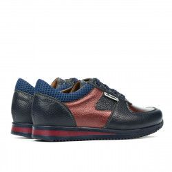 Pantofi copii 2002 indigo+bordo