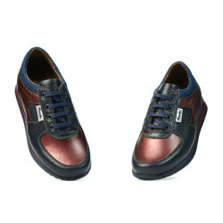 Pantofi copii 2002 indigo+bordo