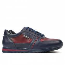 Pantofi sport adolescenti 377 indigo+bordo