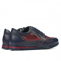Pantofi sport adolescenti 377 indigo+bordo